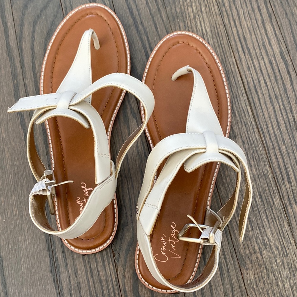 Tan sandals